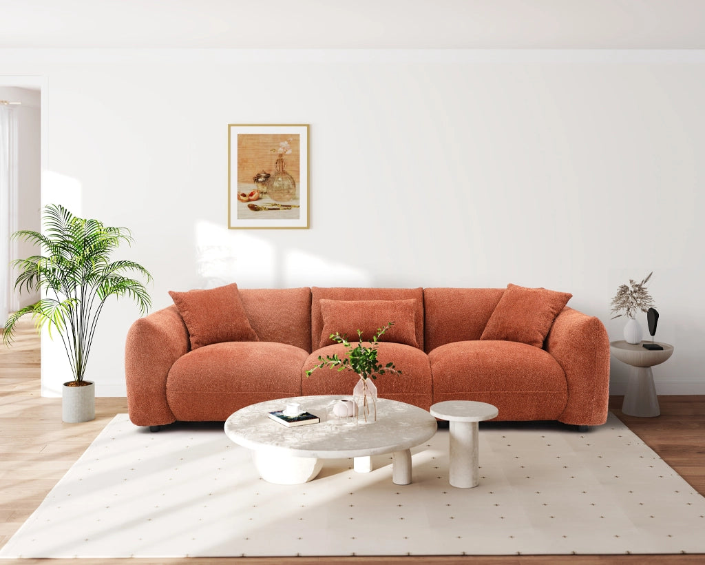 Mid-Century Modern 3-Seater Sofa