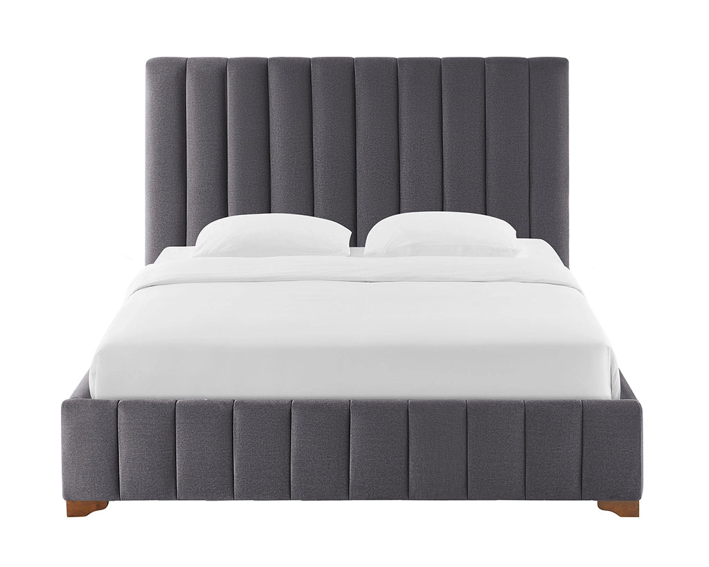 Modern Design Bed Frame Upholstered Queen Bed Frame Platform