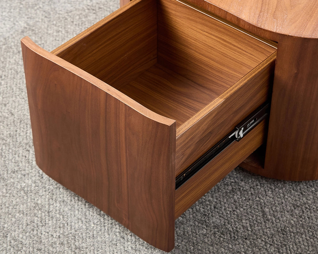 (Pre-Sale)35.43 inch Petal - Small Coffee Table with Hidden Drawer for Living Room