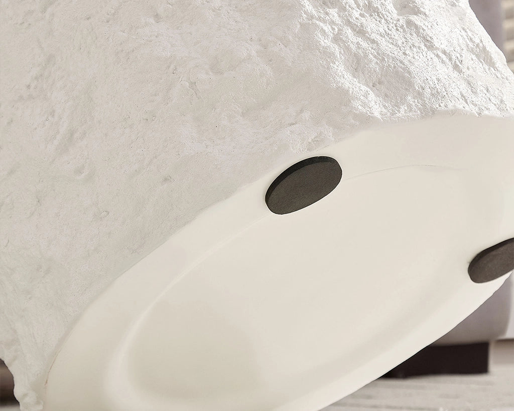 15.75 Inch Side Table,Round Fiberglass Coffee Table