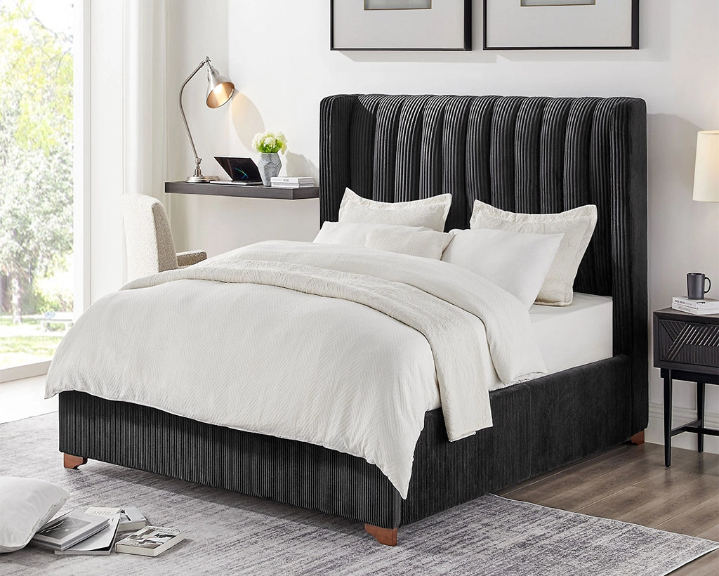 Twin Size Modern Design Bed Frame Upholstered