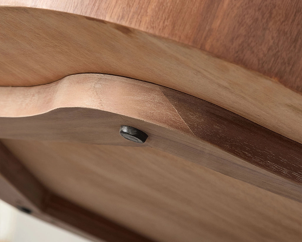 35.43 inch Petal - Small Coffee Table with Hidden Drawer for Living Room
