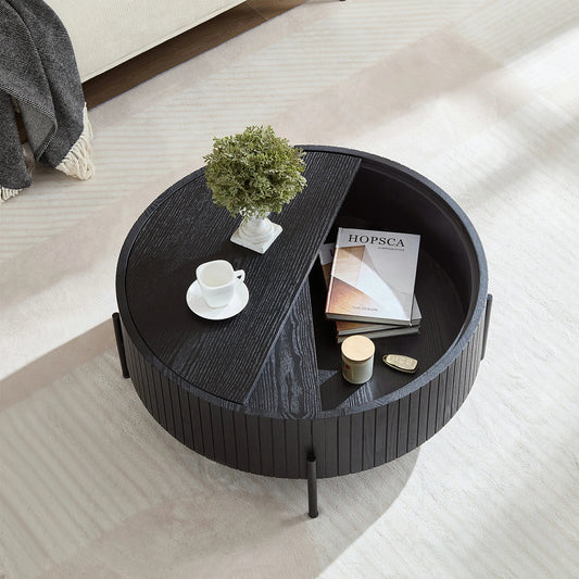The Coffee Table That Keeps a Secret (And Your Remotes!)