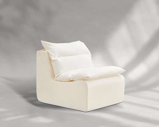 Accent Armless Chair Lazy Floor Seating, Leisure Accent Single Couch