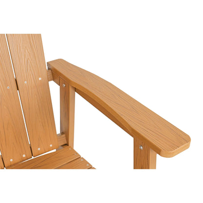 Outdoor Lounge Chair - HIPS Frame, 304 Stainless Steel - Teak