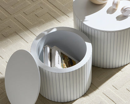 Nested MDF Coffee Table Set of 2 for Living Room