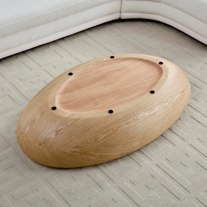 Exclusive Designer Masterpiece : Timeless Elegance Solid Wood-Reinforced FRP Coffee Table