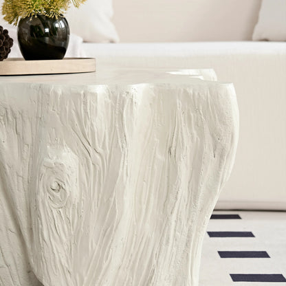 48.62" Unique Shape Coffee Table - Sturdy Fiberglass