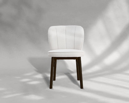 Wooden Frame Dining Armless Chairs