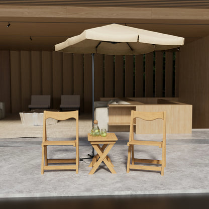 HIPS Foldable Bistro Set – Table & 2 Chairs