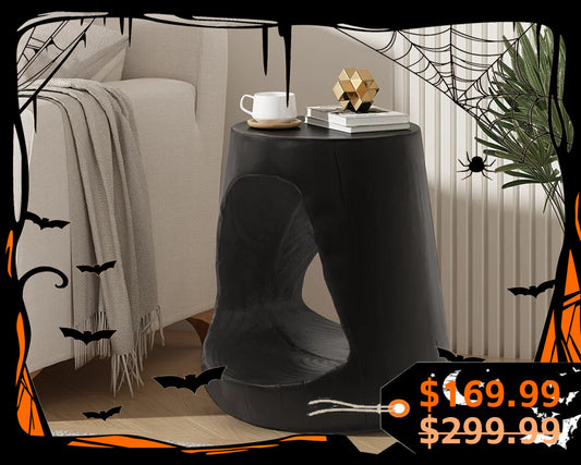 Bat Cave Coffee Table Hollow Core Side Table in Multiple Colors