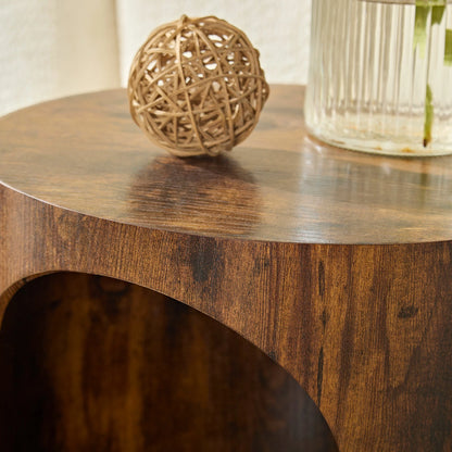 Cat Nest Stool Set – 2-Piece Round Nesting Coffee Tables, No Assembly