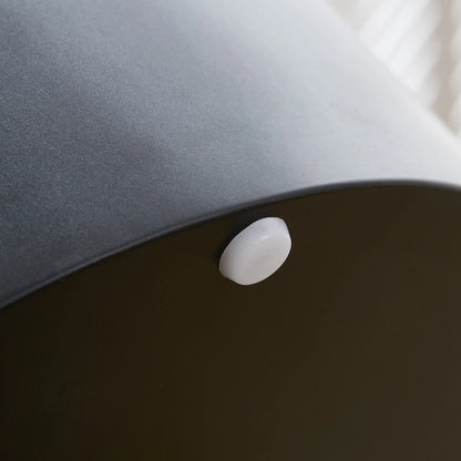 Modern Nesting Table Set of 2 with MDF Veneer, White & Black