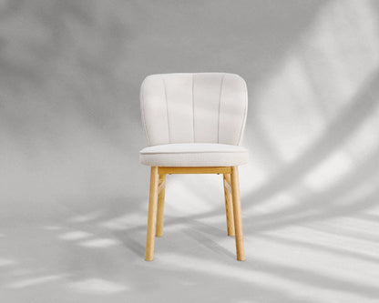 Wooden Frame Dining Armless Chairs