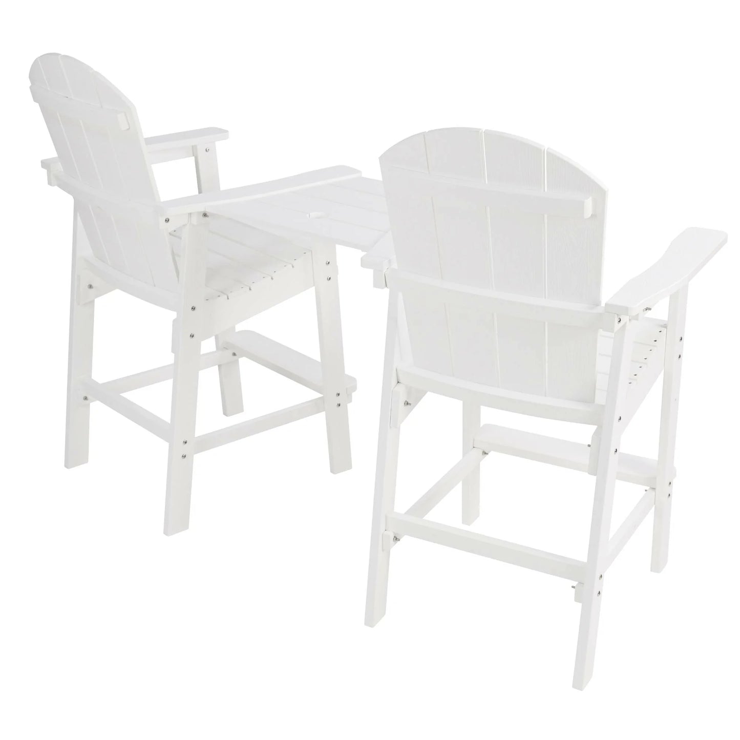 Outdoor Lounge Chair - HIPS Frame, 304 Stainless Steel - Teak