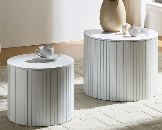 Nested MDF Coffee Table Set of 2 for Living Room