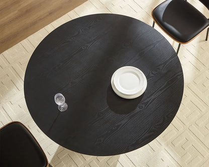 46.45 inch MDF Round Dinner Tables Mid-Century Modern Table
