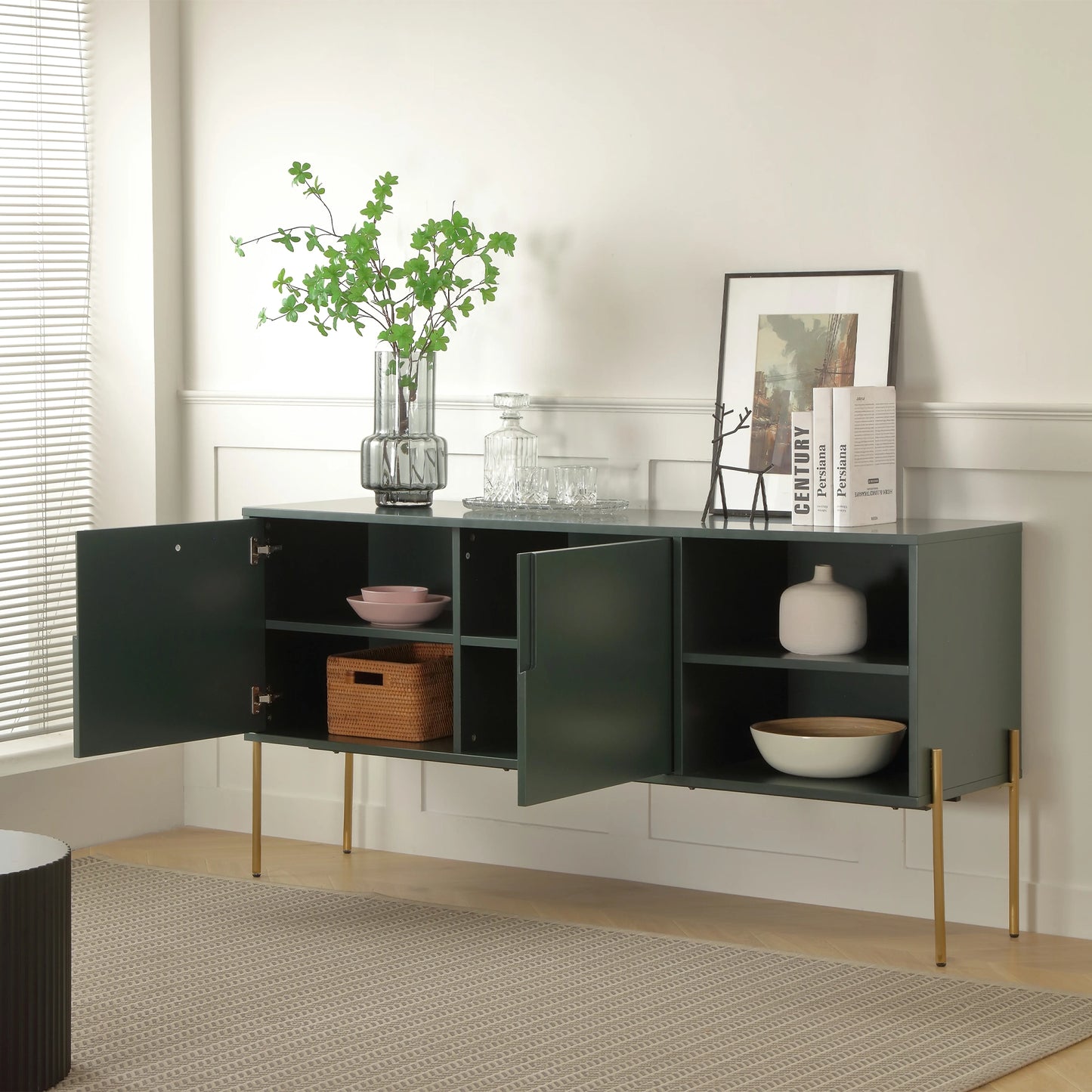Mid-Century Sideboard & TV Media Stand | Storage Cabinet