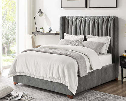 Twin Size Modern Design Bed Frame Upholstered