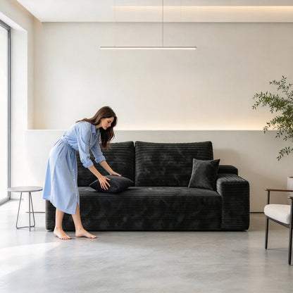 Y119 3-Seat Sofa – Modern Comfort Design