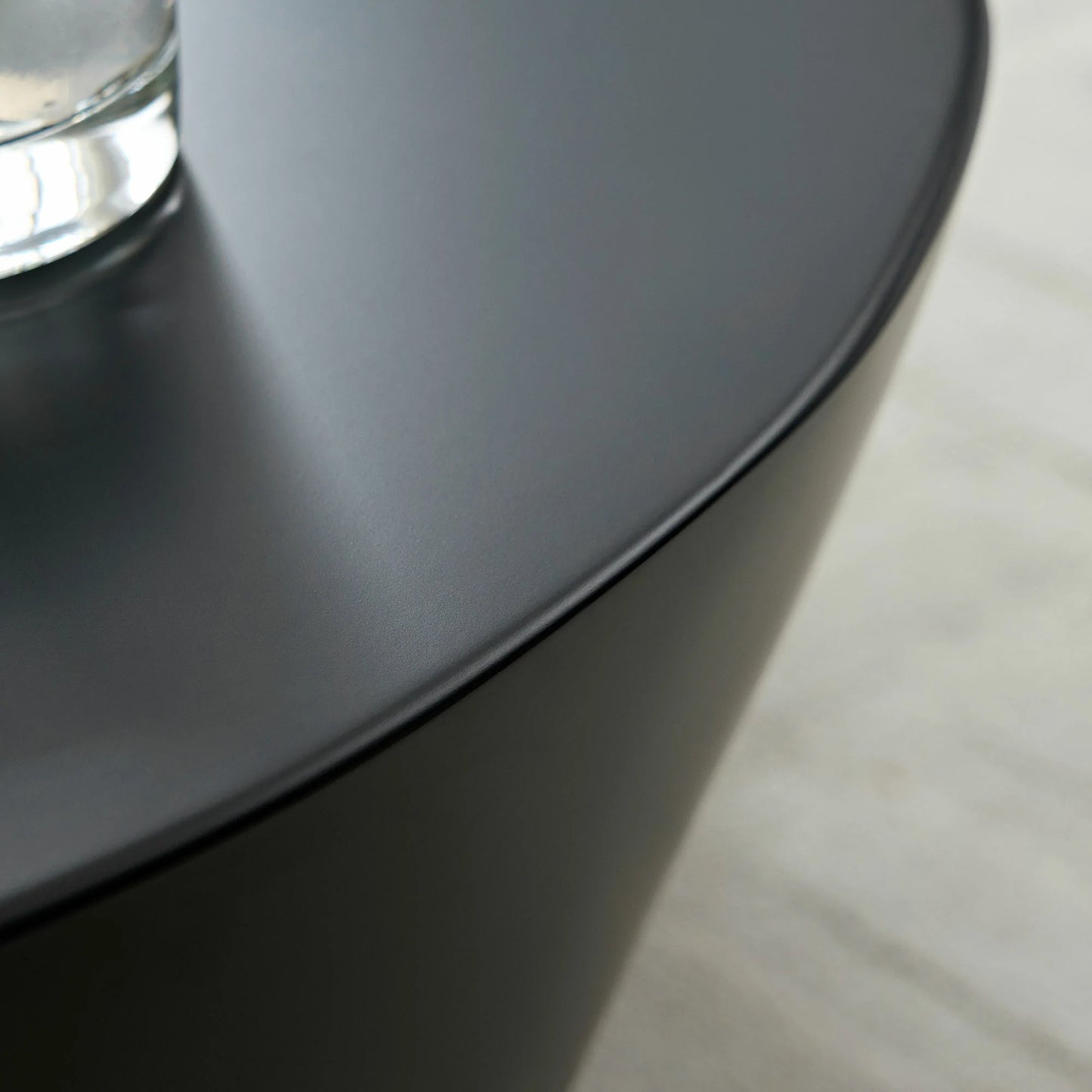 50“ Unique Shape Coffee Table - Sturdy Fiberglass