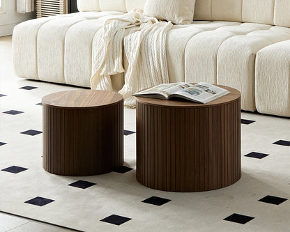Nested MDF Coffee Table Set of 2 for Living Room
