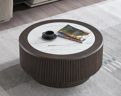 23.62 and 35.43 inch Modern Faux Marble Pattern Stickers Coffee Table