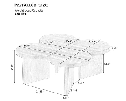 Modern Butterfly MDF Coffee Table