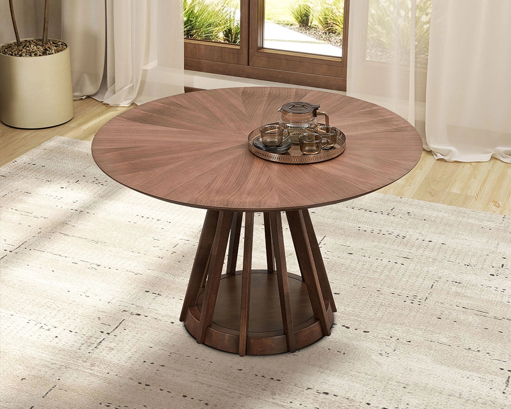47.24 Inch Saving Place Table,Wooden Dining Table for 4 Persons(without chairs)