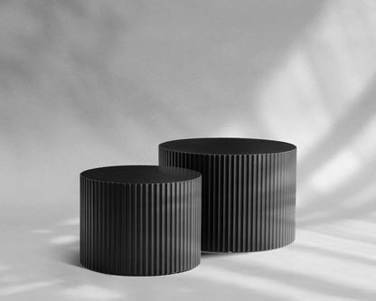 Nesting Table Set of 2, MDF Coffee Table set
