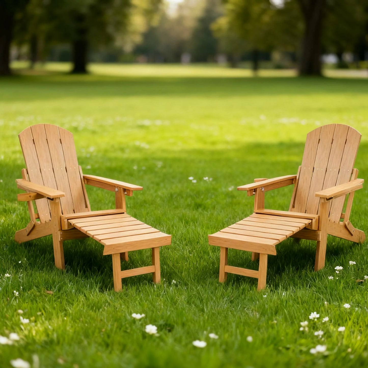 2-Piece Outdoor Lounge Chairs – Patio Leisure & Garden Relaxation