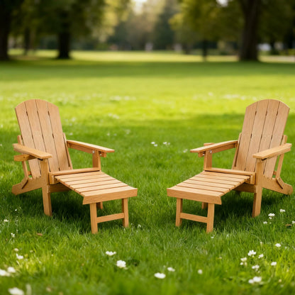 2-Piece Outdoor Lounge Chairs – Patio Leisure & Garden Relaxation