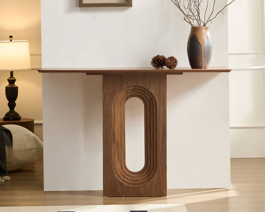 47.24" Modern Entryway Console Table with Unique Loopback Design