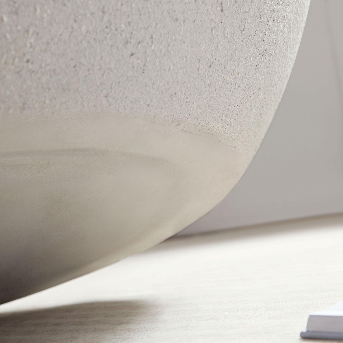 Elliptical Rocks Coffee Table – Stylish Matte Fiberglass Table with Vintage Charm