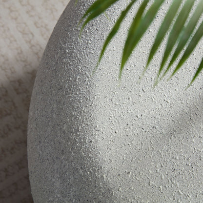 Elliptical Rocks Coffee Table – Stylish Matte Fiberglass Table with Vintage Charm