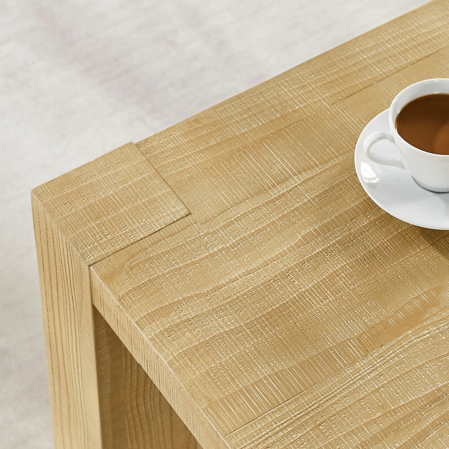 2-Tier Rectangle Coffee Table Set – 2-Piece, Easy Assembly, Natural
