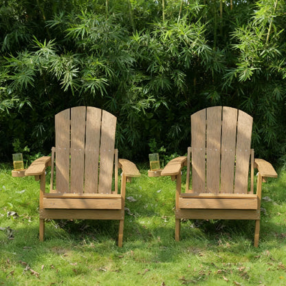 2-Piece Outdoor Lounge Chairs – Patio Leisure & Garden Relaxation