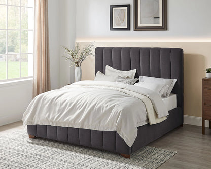 Modern Design Bed Frame Upholstered Queen Bed Frame Platform