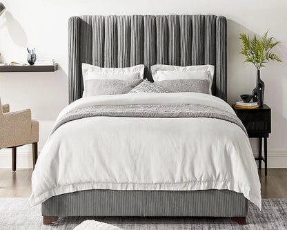 Twin Size Modern Design Bed Frame Upholstered