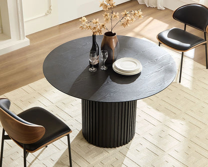 46.45 inch MDF Round Dinner Tables Mid-Century Modern Table