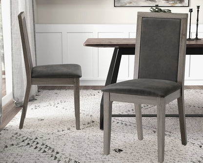 Dining Chairs Set of 2 Wood Dining Room Chair with MDF + sponge Back