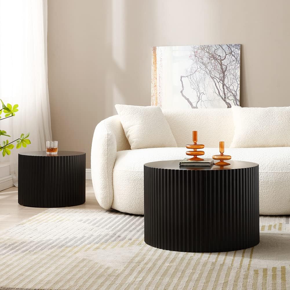 Modern Nesting Coffee Table Set of 2