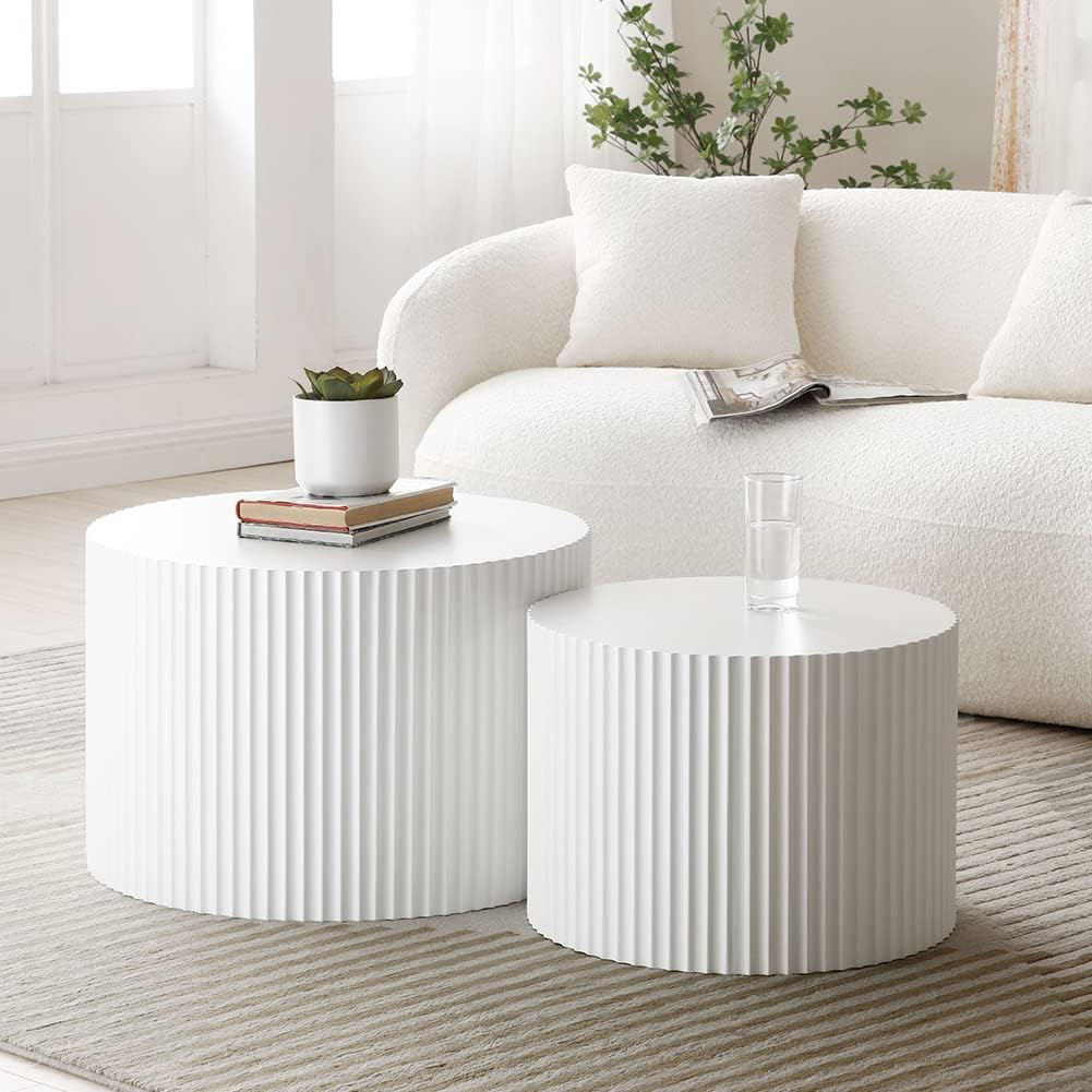 Modern Nesting Coffee Table Set of 2