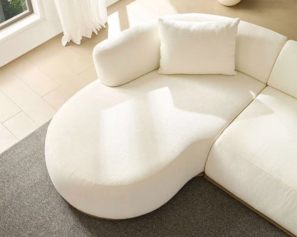 134.63" Oversize Sectional Couch with L-Shape Chaise Left/Right
