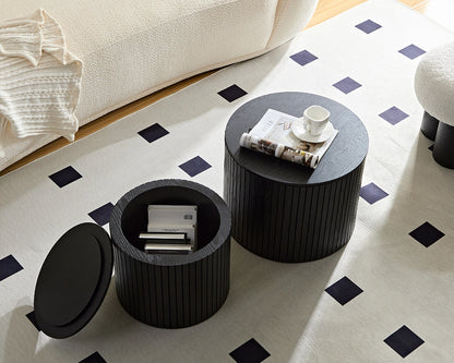 Nested MDF Coffee Table Set of 2 for Living Room