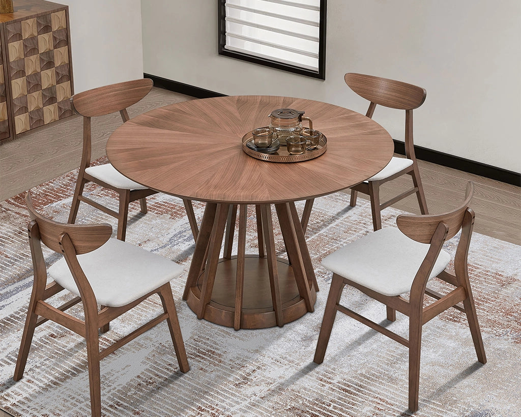 47.24 Inch Saving Place Table,Wooden Dining Table for 4 Persons(without chairs)