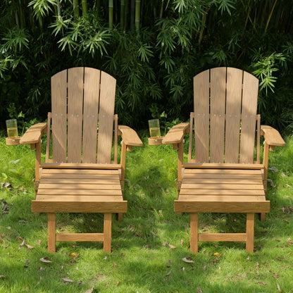 2-Piece Outdoor Lounge Chairs – Patio Leisure & Garden Relaxation