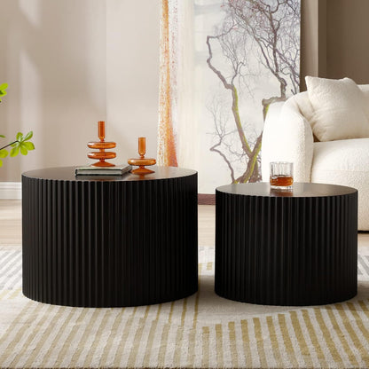 Modern Nesting Coffee Table Set of 2