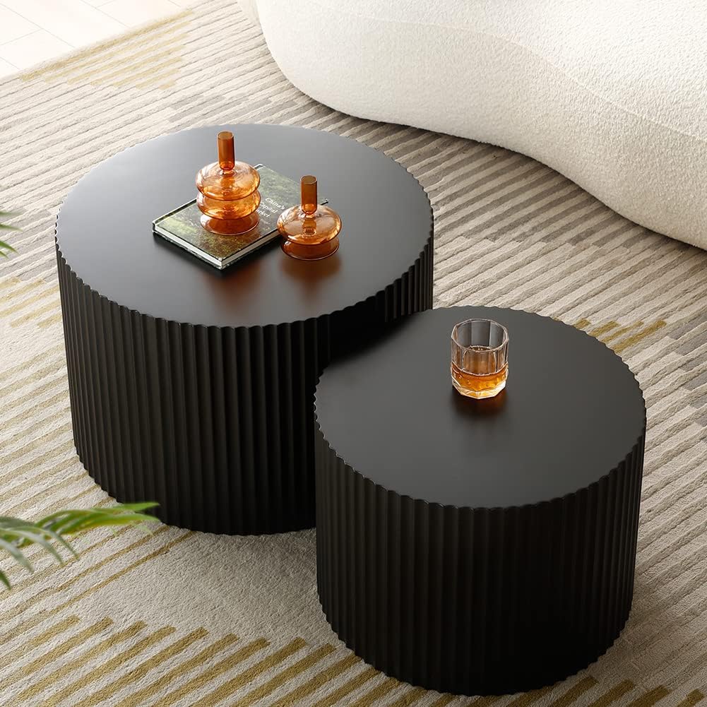 Modern Nesting Coffee Table Set of 2