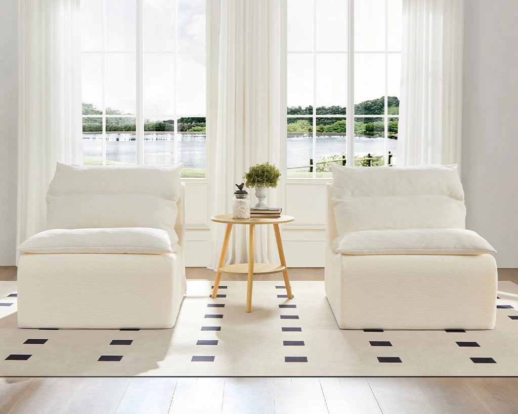3-Seat Sofa with Backrest for Living Room & Bedroom